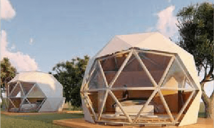 إنشاء القبب والأكواخ الخشبية